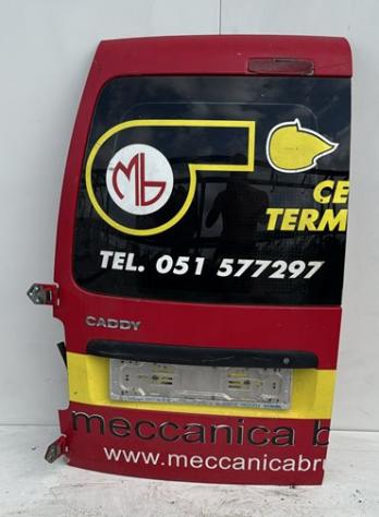 PORTA CARICO POST. A BATTENTE S. ROSSA VTR. SCURO 3 STOP ROTTO 999-U1307509 Carrozzeria  Lamierati esterni  Porte  Porta di carico p VOLKSWAGEN - CADD