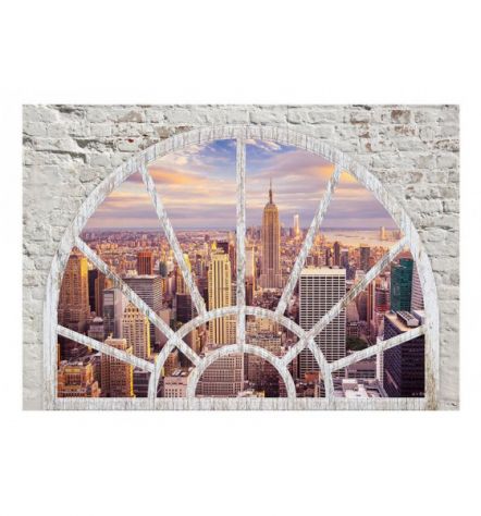 Fotomurale Adesivo Con La Finestra Di New York Arredalacasa - Foto 2