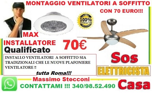 Montaggio ventilatori Roma - Foto 3