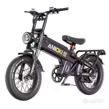 Aniioki A8 Pro Max Fat Bike 1500W 52V 70Ah Full Suspension