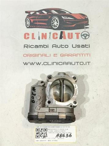 CORPO FARFALLATO MERCEDES CLK Coupé W209 A1110980109 0280750045 W209 271942 benzina 1796 (02) - Foto 2