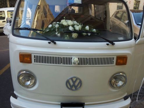 Noleggio Affitto Furgone Pulmino Minibus Volkswagen T2 Epoca Hippie Party Feste Matrimoni - Foto 4