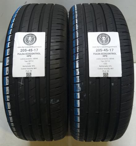 2 GOMME 205 45 17 FULDA A48948