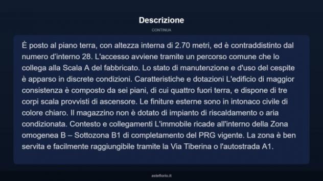 Immobile in asta di 12 m² in vendita a Castelnuovo di Porto - Foto 5