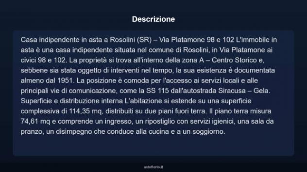Immobile in asta di 114 m² con più di 5 locali in vendita a Rosolini - Foto 18