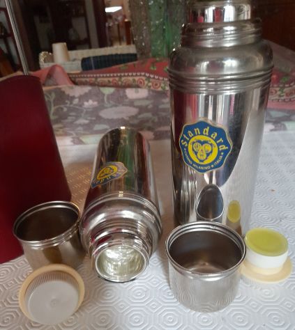 thermos doppio  da viaggio  26x20 custodia in pelle - Foto 3