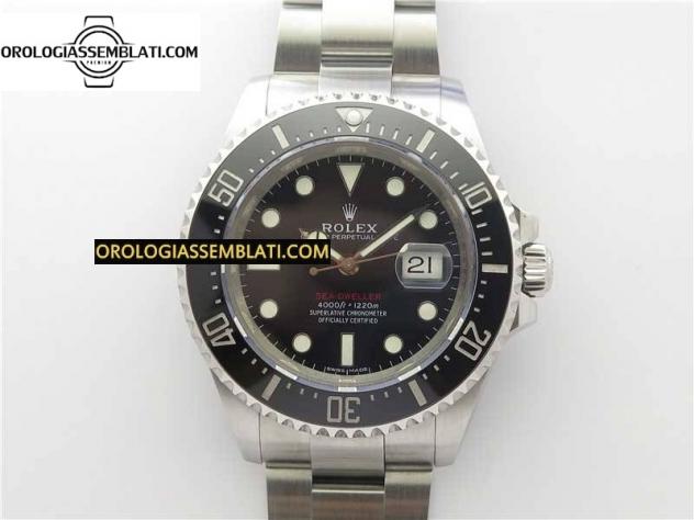Rolex Replica SEA-DWELLER 2017 BASELWORLD 126600 1:1 BEST EDITION ACCIAIO 904L QUADRANTE NERO SU BRACCIALE SS A3235 CLONE V10