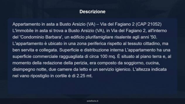 Immobile in asta di 100 m², box auto in vendita a Busto Arsizio - Foto 15