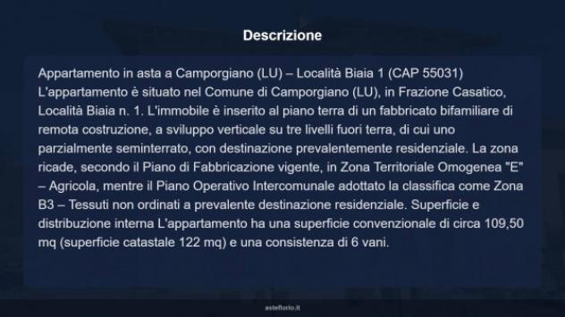 Immobile in asta di 109 m² con più di 5 locali in vendita a Camporgiano - Foto 13