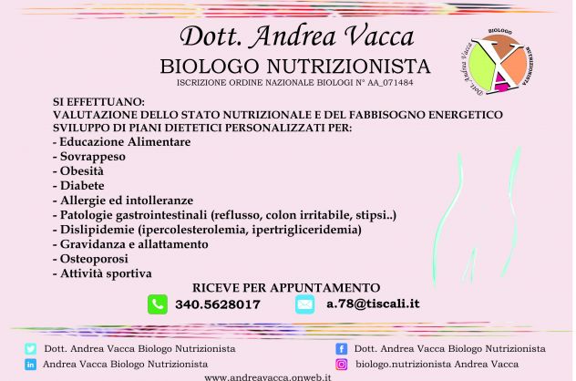 Dott. Andrea Vacca Biologo Nutrizionista - Foto 2