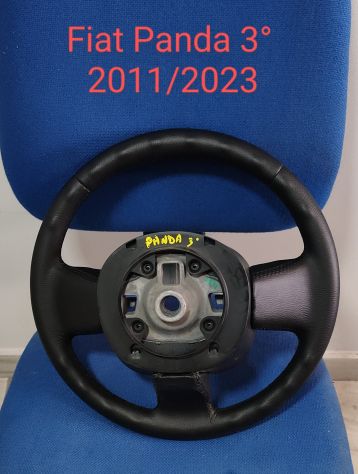 Volante in pelle Fiat Panda 3 serie 2011/2023 - Foto 3