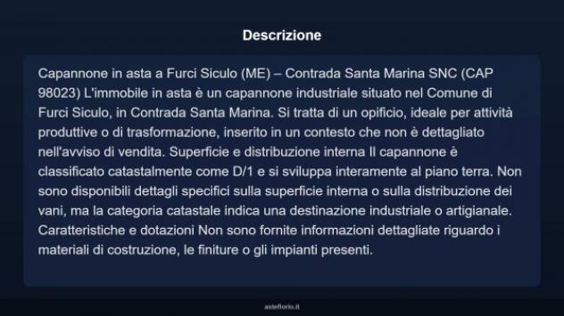 Immobile in asta di 2000 m² in vendita a Furci Siculo - Foto 2