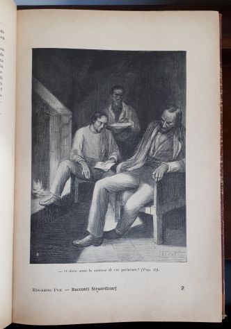 RACCONTI STRAORDINARI, EDGARDO ALLAN POE, Casa Editrice Nerbini 1908. - Foto 2