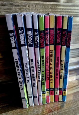 Diabolik vintage 10 pz dal 1979 al 1996 (Rif. MIG23)