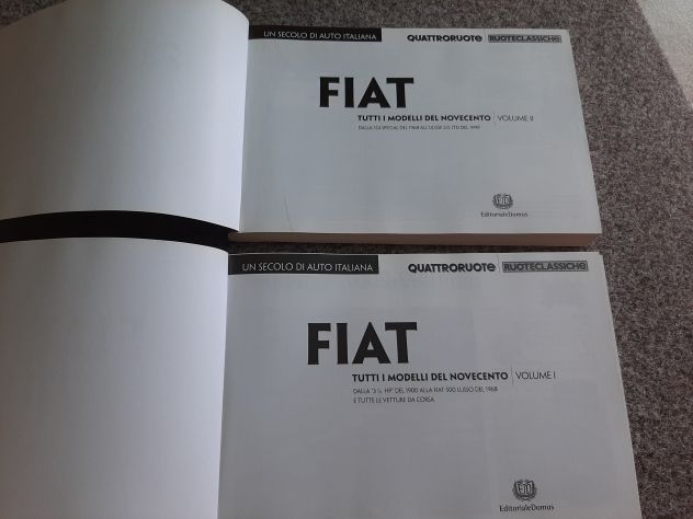 FIAT TUTTI I MODELLI DEL NOVECENTO VOLUMI  ORIGINALI PERFETTI - Foto 3