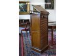 Schedario-classificatore a serrandina stile inglese con leggio