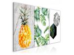 Quadro Con Un Ananas Cm. 120x60 - ARREDALACASA