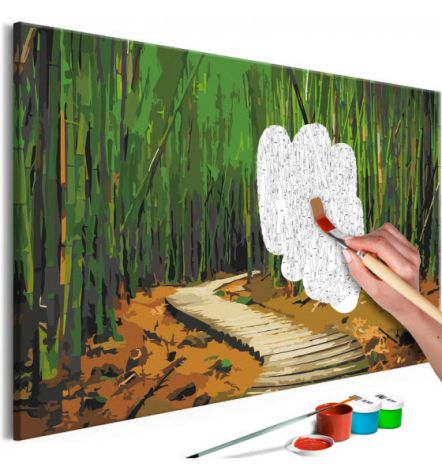 Quadro Fai Da Te 60x40 Cm. Alberi N.1 Arredalacasa Spedizione Gratis