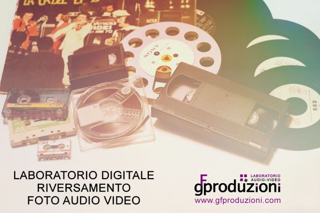Riversamento vhs musicassette super8 video8
