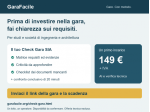 Check Gara SIA per studi tecnici — 149 euro + IVA
