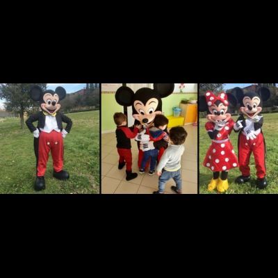 Noleggio Mascotte Costumi Iron Man Spider Man Hulk Super mario Pikachu