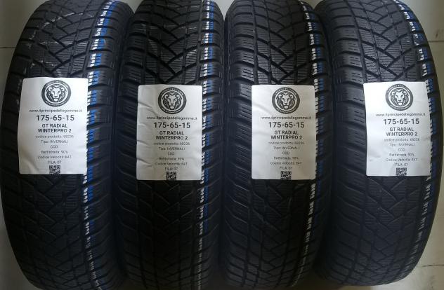 4 GOMME 175 65 15 GT RADIAL A68236