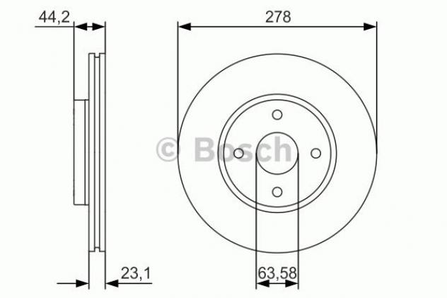 Bosch Disco  Freno 986479659