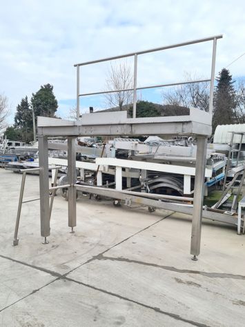 soppalco per ispezione macchinari usato