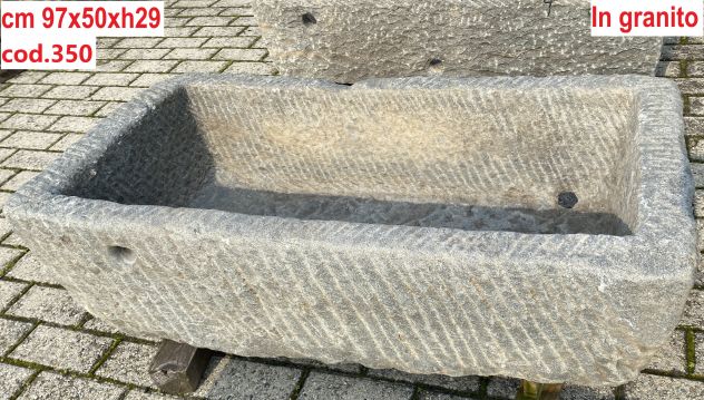 Lavello in granito ricavato da antica mangiatoia - Foto 7