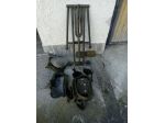 Generatore di corrente militare telefunken 1961 a pedali.