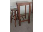 sgabelli in legno con sedile legno, sedile tondo o quadrato h.80 nuovi