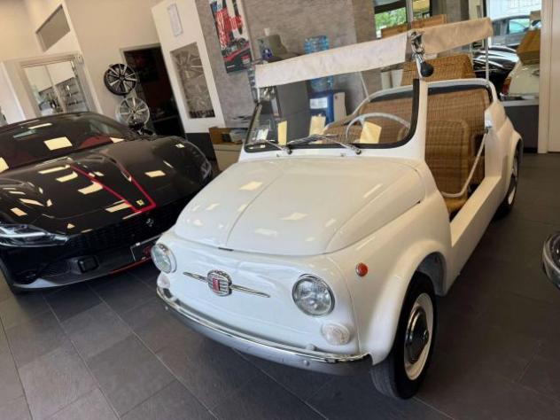 Fiat 500C SPIAGGINA JOLLY 1960 TARGHE NERE ORIGINALI - Foto 5