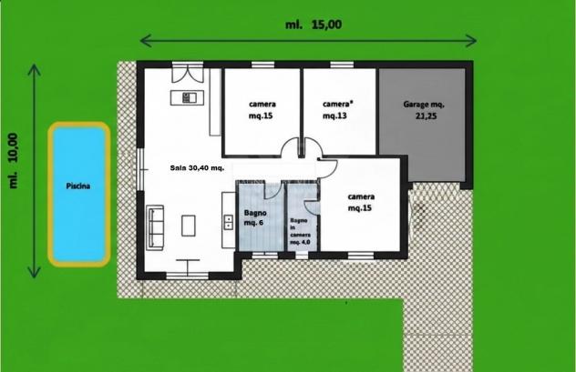 VILLA di 6 vani e di 170 mq (PIETRASANTA) rif. 060 - Foto 2