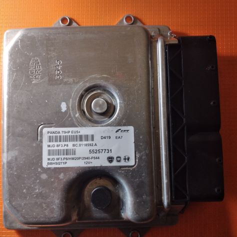 CENTRALINA MOTORE FIAT PANDA 1.3 MJT55257731 MJD8F3.P8 BC.011592.A - Foto 2