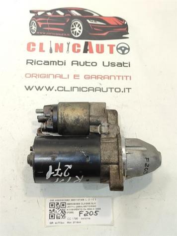 Vendo motorino avviamento fiat 1100 a-b-e